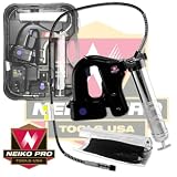 10,000PSI Working Pressure Professional 18V Cordless Grease Gun W/ Thermal Warmer Tool