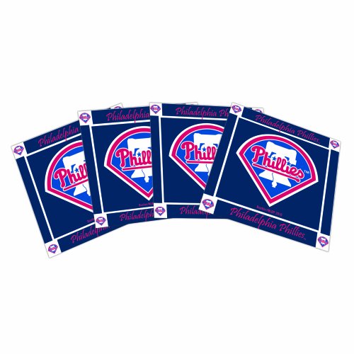 MLB 4pk Ceramic Coasters