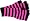 Black/Pink Stripes