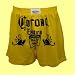 Brand New Corona Extra Beer Mens Boxer Shorts - Yellow