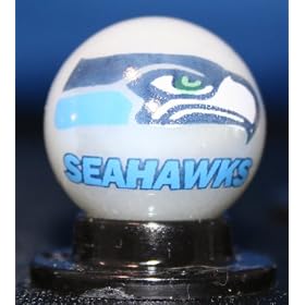 Seattle Seahawks Collectors Marble With Stand