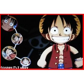  One Piece Monkey D. Luffy Chibi Anime Floor Table Play Mat