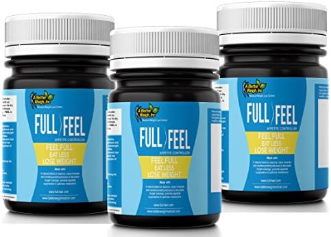 Full-Feel by A Better Weigh - All Natural Weight Loss Supplement - Specially Formulated for Fat Burning, Metabolism, and Appetite Suppression