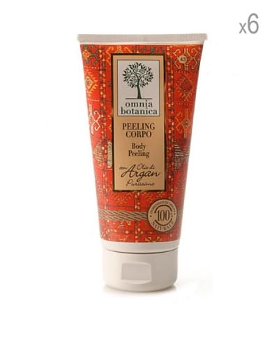 Omnia Botanica Set 6 Pezzi Peeling Corpo con Olio di Argan Purissimo 150 ml cad.