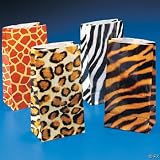 Animal Print Gift Bags (1 dz)