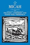 Micah : a new translation with introduction and commentary