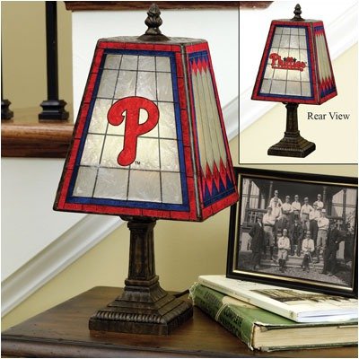 Philadelphia Phillies 14-Inch Art Glass Lamp at Amazon.com