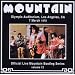 Official Live Mountain Bootleg Series, Vol. 12: Olympic Auditorium, Los Angeles, CA, 7 March 1970