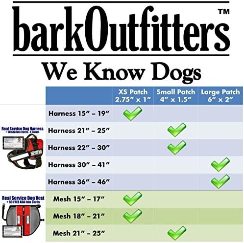 barkOutfitters Service Dog Vest Harness + 50 ADA Info Cards Kit (Pink, (22" - 28") Girth
