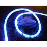 25Ft Rope Lights; Neon Blue LED Rope Light Kit; 1.0" LED Spacing; Christmas Lighting; outdoor rope lighting