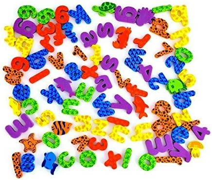 NW 84 letter digital bucket baby bath toys 84 children 26 letter stickers eva foam letter dol