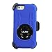 ULAK iPhone 6s Case, iPhone 6 Holster Case, (4.7 inch), Heavy Duty Rugged Shockproof Protective Case with Built-in Rotating Kickstand Swivel Belt Clip Holster for iPhone 6/6S 4.7inch (Navy Blue)