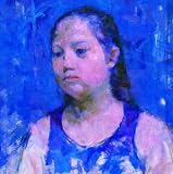 Custom Order #DY-JQA, Oil on Canvas, Custom Painting of The Person You Love, For 1 Person of Customer's Choice, Style: Expressionism, with Signature Text "MY LEGEND", Canvas Size 13 x 17 inch