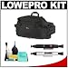 Lowepro Inverse 200 AW Beltpack Camera Bag (Black) + Accessory Kit for Canon Rebel XSi, XS, XTi, 40D, Nikon D40, D60, D80, D200, D300, D700, Olympus Evolt E-410, E-420, E-510, E-520, and Sony Alpha A200, A300, A350, A700 Digital SLR Cameras