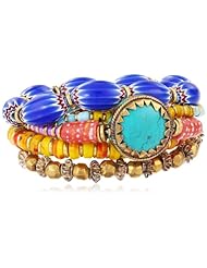 Vanessa Mooney Set of 6 Eye of The Storm Bracelet, 7.25"
