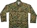 Camouflage Shirts Digital Camo Fatigue Shirt