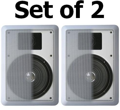 Technical Pro Custom Easy-to-install In-Wall In-Ceiling 6½ 300 watts Speakers (Set of 2)