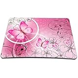 Pink Butterfly Anti-Slip Mouse Pad Mice Pad Mat Mousepad For Optical Laser Mouse MP-018