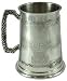 Pewter Cross Tir-Na-Tog Tankard w Celtic Crosses