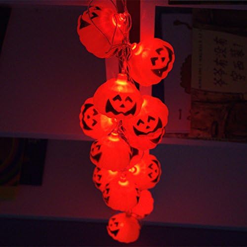 Halloween layout of lights/ HalloweenLED glowing pumpkin string lights-A