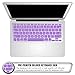 MacBook Air 13 inch Case, RiverPanda Lightweight Ultra Thin Rubber Coated Hard Plastic Case Cover with Matching Color Keyboard Skin for MacBook Air 13-Inch (A1369/A1466) - Purple