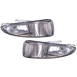 Chrysler Town And Country Voyager Replacement Fog Light Assembly - 1-Pair by AutoLightsBulbs