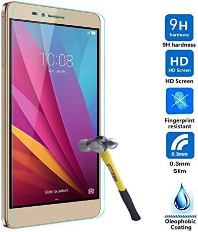 Huawei Mate 7 Tempered Glass Screen Protector Film Guard,For HTC Health(TM)HD Clear Anti-Scratch Anti-Fingerprint Waterproof Glass Lens Glass Screen Screen Protector Film