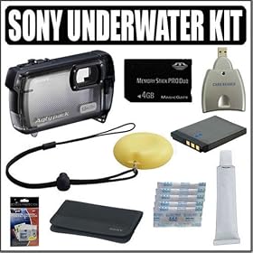 Sony Apk-Tha Aqua Pack for Sony DSC-T Series Digital Cameras +Underwater Accessory Kit by Sony