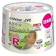 Victor �f�[�^�pDVD-R "�����₩�ʐ^���[�x��" 16�{�� 4.7GB �z���C�g�v�����^�u�� 50�� ���{��