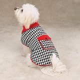 Reversible Houndstooth Coat Medium Black-white