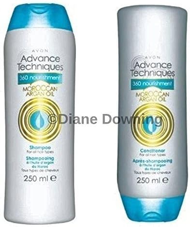 360 Nourishing Moroccan Argan Oil Shampoo &amp; Conditioner 250 ml each Avon by AVON advance techniques