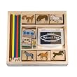Melissa & Doug Horse Stable Stamp Set
