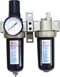 Professional Air Filter, Regulator and Lubricator Control Unit (1/4" NPT)