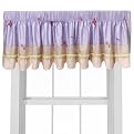 Tiny Turtles Infant Valance - Lavender/ Pink
