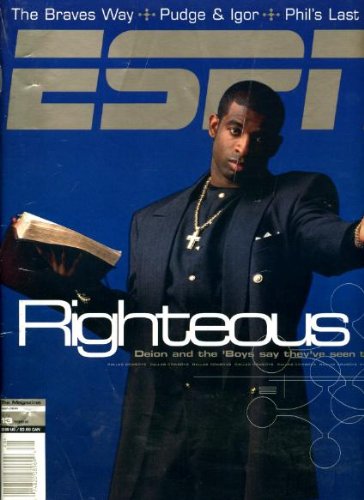 ESPN Magazine July 13 1998 Deion Sanders/Dallas Cowboys Cover, The Last Run by Phil Jackson, Venus Williams & Martina Hingis