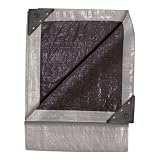 TEKTON 6337 12-Foot by 20-Foot Double Duty Tarp, Silver/Black