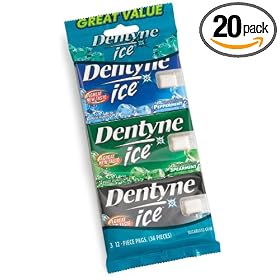 Dentyne 3-Flavor Variety Pack Sugarless Chewing Gum, 12-Piece, 3-Count... by Dentyne