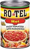 Ro-Tel Diced Tomatoes Hot, 10-Ounce Cans (Pack of 12)