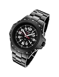 Armourlite ColorBurst Shatterproof Scratch Resistant Glass Green Tritium Watch AL220