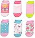 Stride Rite Girls' Tropical No Show Socks (6pk)