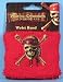 This is a Beautifully Embroidered Skull and Cross Bones Wrist Band from Disney's: Pirates of the Caribbean Movie: At World's End.
