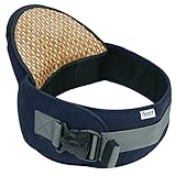 Zicac　ヒップシート　取り外し可能竹マット付き　ベビー　新生児4ヶ月から24ヶ月まで使える　ウェストベルト　3色 (ダークブルー)