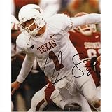 Chris Simms Autographed Texas Longhorns (White Jersey) 8x10 Photo