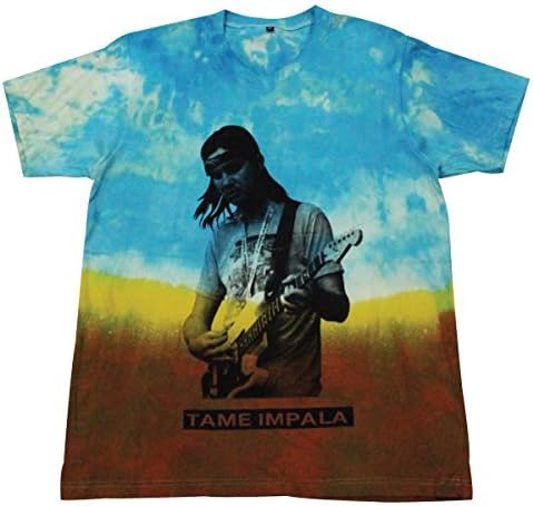 Tame Impala T-shirt tie dye music band rock alternative guitar / GV-D18 size M