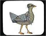 Decorated Mouse Pad with green, dove, grey, bird