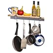 Rack It Up by Enclume Wall Bar Pot Rack with Shelf