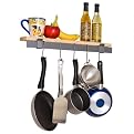 Rack It Up by Enclume Wall Bar Pot Rack with Shelf