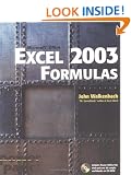 Excel 2003 Formulas