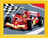Ravensburger 29822 - Autorennen - Malen nach Zahlen, 12x8,5 cm - Ravensburger