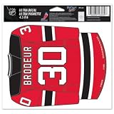 Martin Brodeur - New Jersey Devils Jersey 5x6 Cling Decal